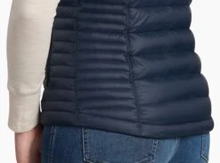 Spyfire® Hooded Vest -Sports Clothing Shop 2139 spyfire hooded vest midnight blue detail 2 pdp photo