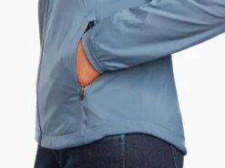 The One™ Jacket -Sports Clothing Shop 2163 ws the one jacket cornflower blue detail 2 pdp photo