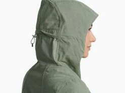 The Outsider® -Sports Clothing Shop 2202 ws renegade hybrid jacket sage detail 4 pdp photo