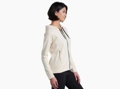 Lola™ FZ Hoody -Sports Clothing Shop 4185 lola fz hoody ivory side pdp photo