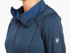 Dynawool™ Skuba Hoody -Sports Clothing Shop 4373 ws dynawool hoody indigo detail 5 pdp photo