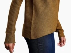 Solace™ Sweater -Sports Clothing Shop 4406 solace sweater antique gold detail 2 pdp photo