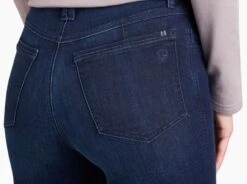 9" Kontour™ Flex Denim Skinny -Sports Clothing Shop 6382 9in kontour flex denim skinny midnight detail 1 pdp photo