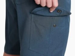 Freeflex™ Cargo Short 10" -Sports Clothing Shop 6417 freeflex cargo short 10in rainstorm detail 2 pdp photo