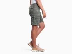 Freeflex™ Cargo Short 10" -Sports Clothing Shop 6417 freeflex 10in cargo short olive camo side pdp photo