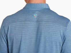 AirKÜHL™ Polo -Sports Clothing Shop 7344 airkuhl polo marin blue detail 1 pdp photo