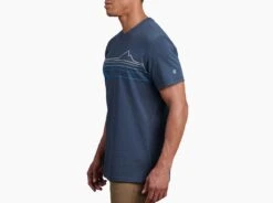 Mountain Lines™ T -Sports Clothing Shop 7397 mountain lines t pirate blue side pdp photo