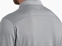 KÜHL Engineered™ Polo -Sports Clothing Shop 7424 kuhl engineered polo cloud gray detail 1 pdp photo
