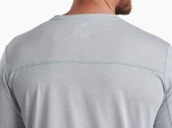 Acceleratr™ Crew -Sports Clothing Shop 7492 accelaratr ls crew pebble gray detail 1 pdp photo