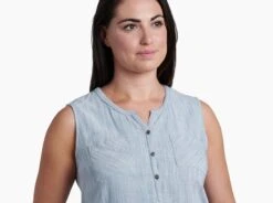 Riviera™ Tank -Sports Clothing Shop 8098 riviera tank bluegrass detail 3 pdp photo