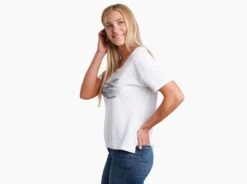 Painted Sunset™ Tee -Sports Clothing Shop 8185 painted sunset graphic tee white side pdp photo