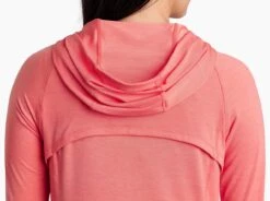 Inspira™ FZ Hoody -Sports Clothing Shop 8189 inspira fz hoody plumeria detail 2 pdp photo