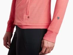 Inspira™ FZ Hoody -Sports Clothing Shop 8189 inspira fz hoody plumeria detail 4 pdp photo