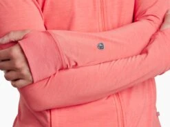 Inspira™ FZ Hoody -Sports Clothing Shop 8189 inspira fz hoody plumeria detail 5 pdp photo