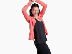 Inspira™ FZ Hoody -Sports Clothing Shop 8189 inspira fz hoody plumeria side 1 pdp photo