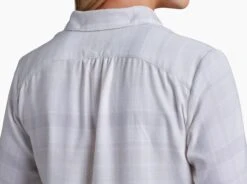 Kamila™ Flannel -Sports Clothing Shop 8377 kamila flannel sea salt detail 3 pdp photo