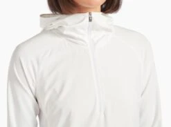 Bandita™ 1/2 Zip Pullover -Sports Clothing Shop 8453 bandita halfzip pullover white detail 1 pdp photo