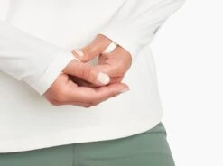 Bandita™ 1/2 Zip Pullover -Sports Clothing Shop 8453 bandita halfzip pullover white detail 3 pdp photo