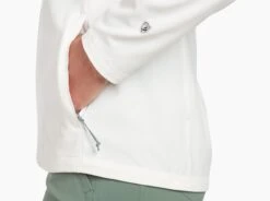 Bandita™ 1/2 Zip Pullover -Sports Clothing Shop 8453 bandita halfzip pullover white detail 4 pdp photo