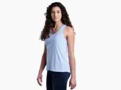 Arabella™ V-Neck Tank -Sports Clothing Shop 8498 arabella v neck tank hydrangea side pdp photo