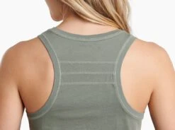 Arabella™ V-Neck Tank -Sports Clothing Shop 8498 arabella v neck tank sage detail 3 pdp photo