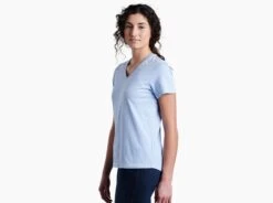 Arabella™ V-Neck -Sports Clothing Shop 8499 arabella v neck ss hydrangea side pdp photo