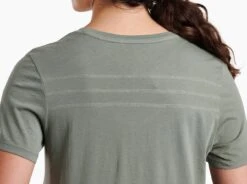 Arabella™ V-Neck -Sports Clothing Shop 8499 arabella v neck ss sage detail 1 pdp photo